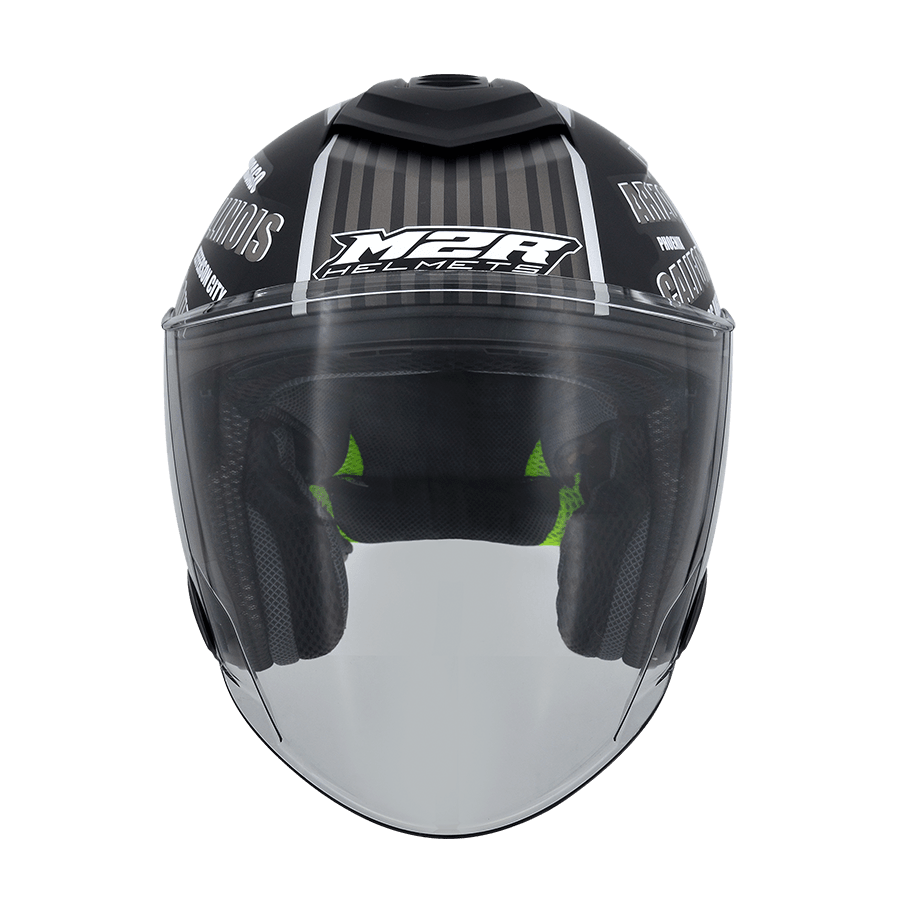 M2R FR-2 紀念版 #5 66號公路 消光黑 彩繪 3/4罩 內墨片款式