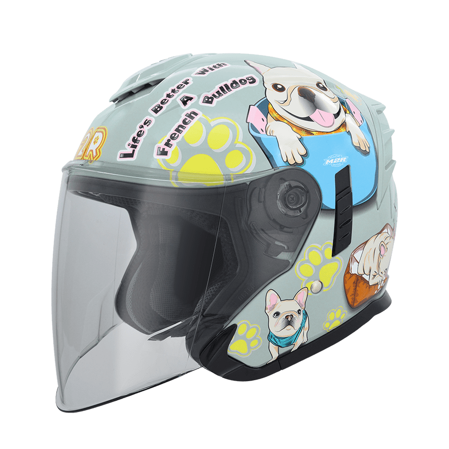 M2R FR-2 紀念版 #12 法鬥 迷霧綠 彩繪 3/4罩 內墨片款式