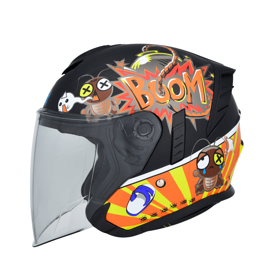 M2R FR-2 紀念版 #19 蟑螂帽 彩繪 3/4罩 內墨片款式