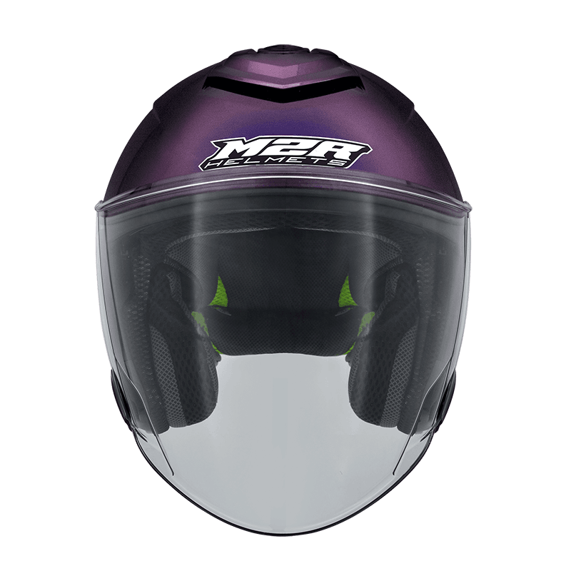 M2R FR-2 紀念版 變色龍 變色紫紅 彩繪 3/4罩 內墨片款式