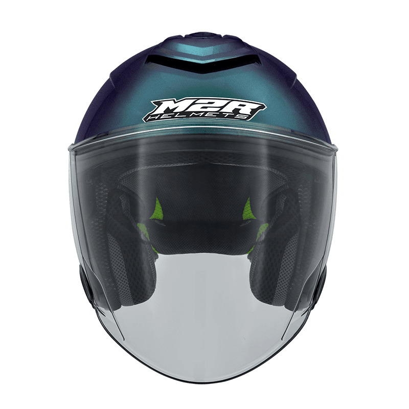 M2R FR-2 紀念版 變色龍 變色藍綠 彩繪 3/4罩 內墨片款式