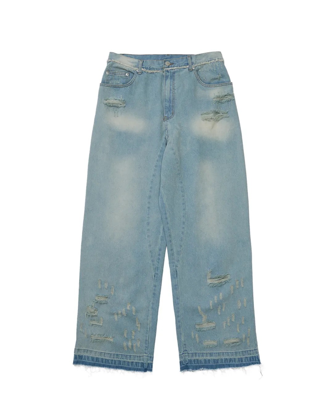 OPO 破壞闊腿牛仔褲