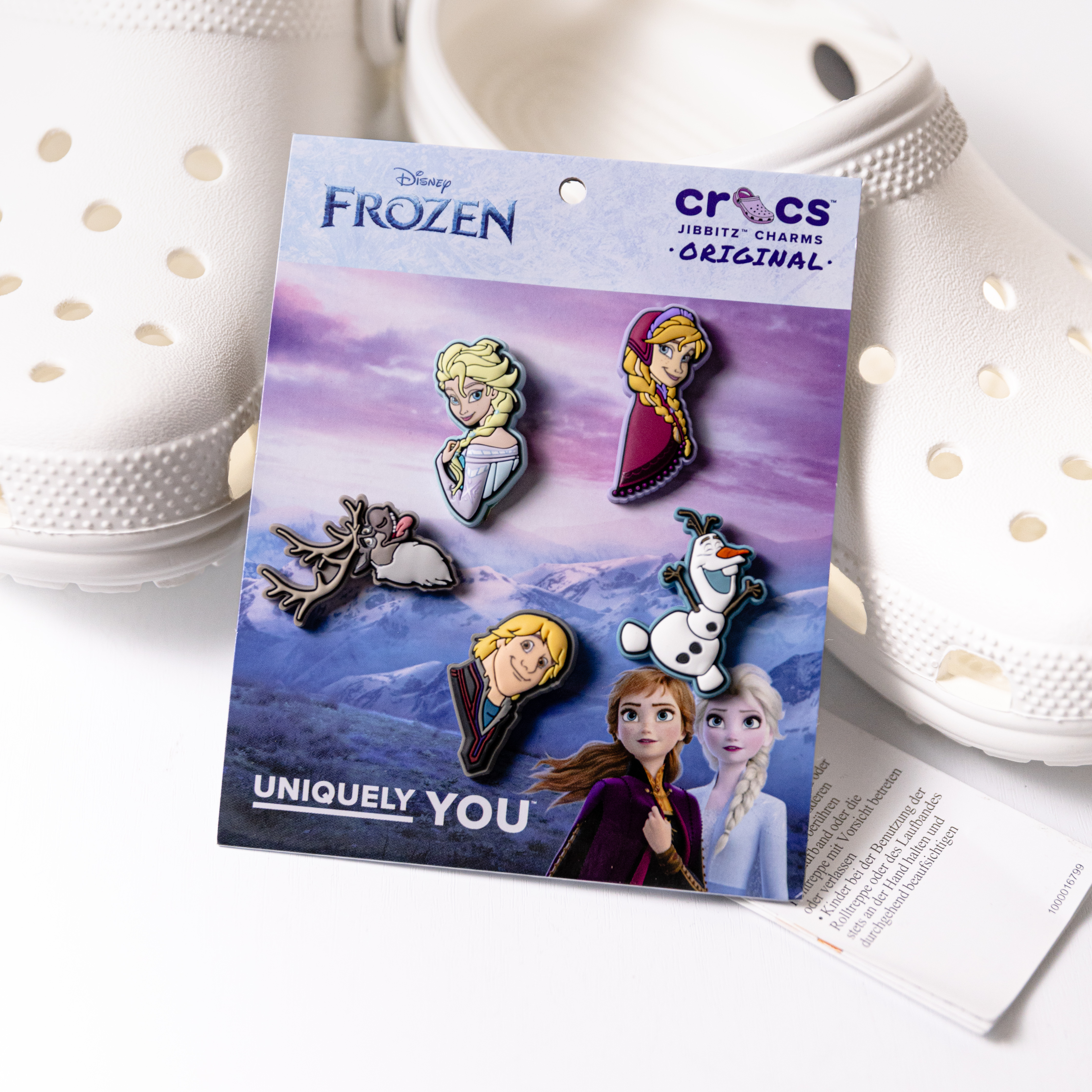 NICEDAY 現貨 Crocs 卡駱馳 洞洞鞋 鞋扣 正版 聯名 艾爾莎 冰雪奇緣 迪士尼