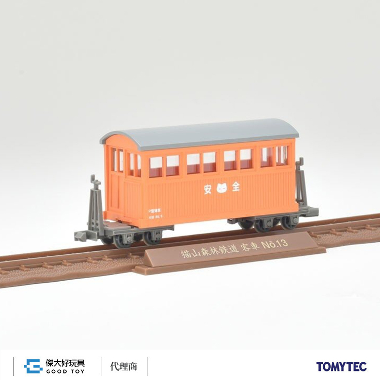 TOMYTEC 327554 鐵道系列窄軌1/80 貓山森林鐵道柴油機關車(藍色)+客車