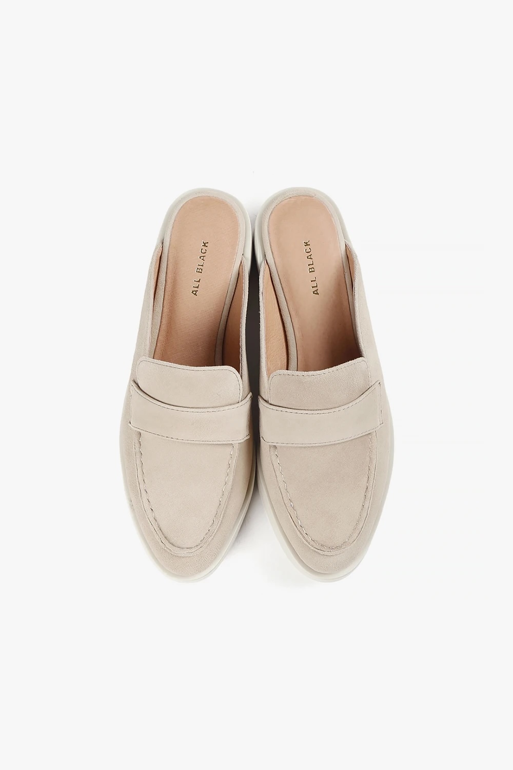 Penny Slide 厚底反毛穆勒鞋