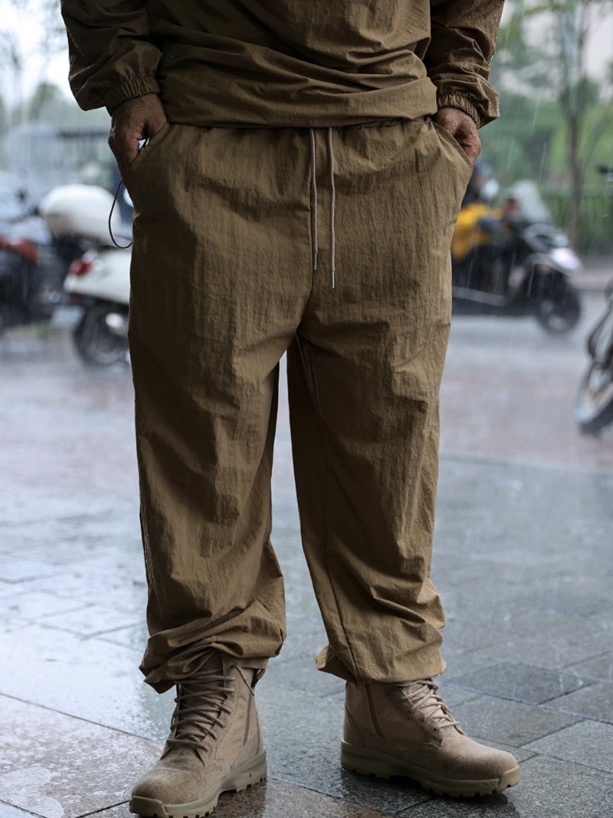 編織繩寬鬆休閒褲