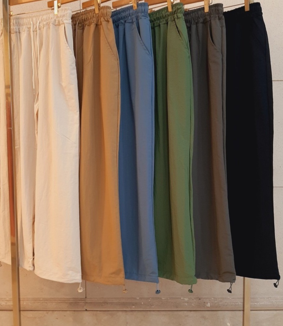 編織繩寬鬆休閒褲