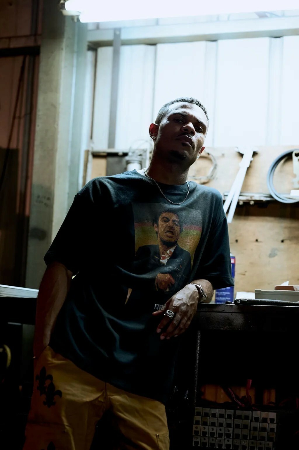 ETERNAL 教父款 SCARFACE 相片標語短袖 T