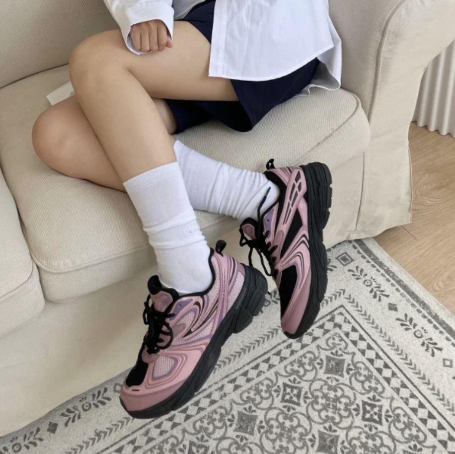 韓國限定 FILA INTERUN 休閒運動鞋 韓韶禧著用 "PINK-BLACK"