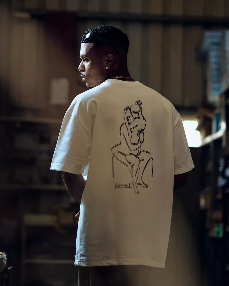 ETERNAL 幻影字體 Sex T 白色短袖