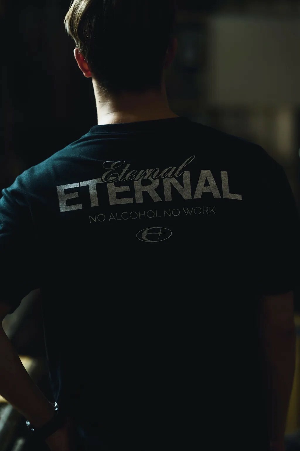 ETERNAL 星月字體Logo 簡約短袖 T ‘’ NO ALCOHOL NO WORK ‘’