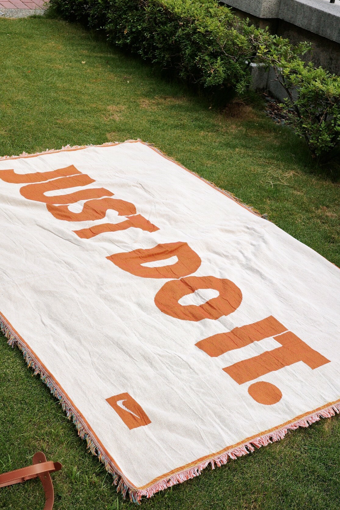 Nike Just Do It 大絨布織 地毯 露營毯 野餐毯 og036-108a