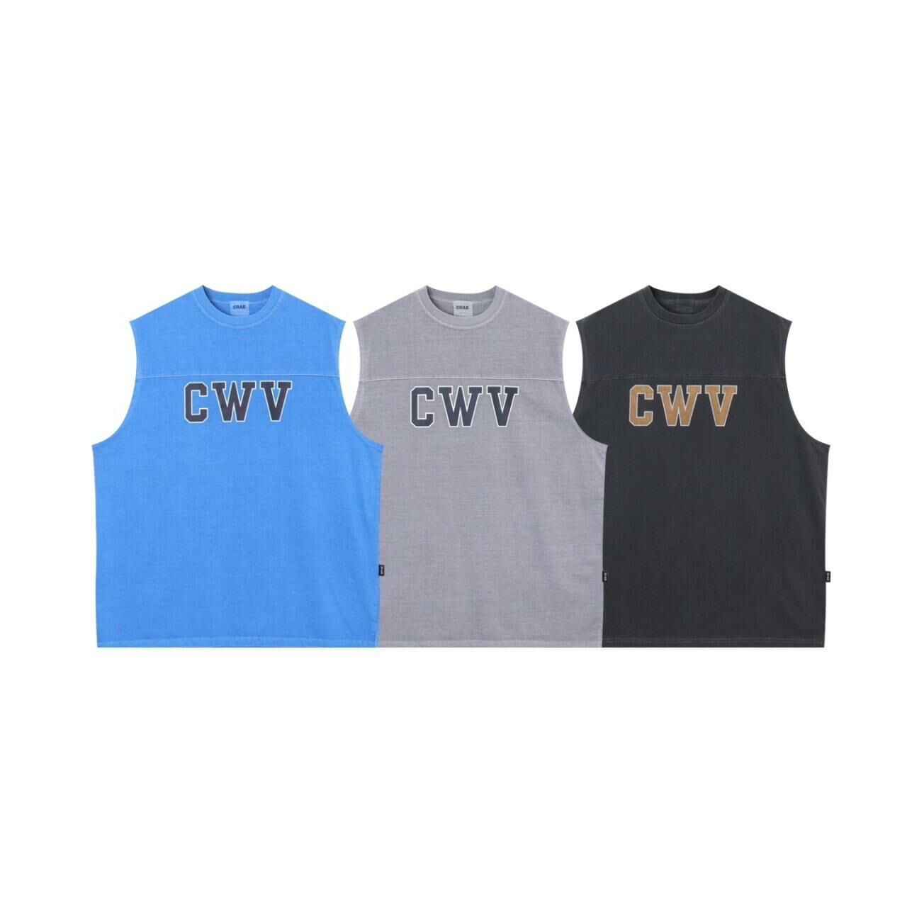 英文字背心 V1103