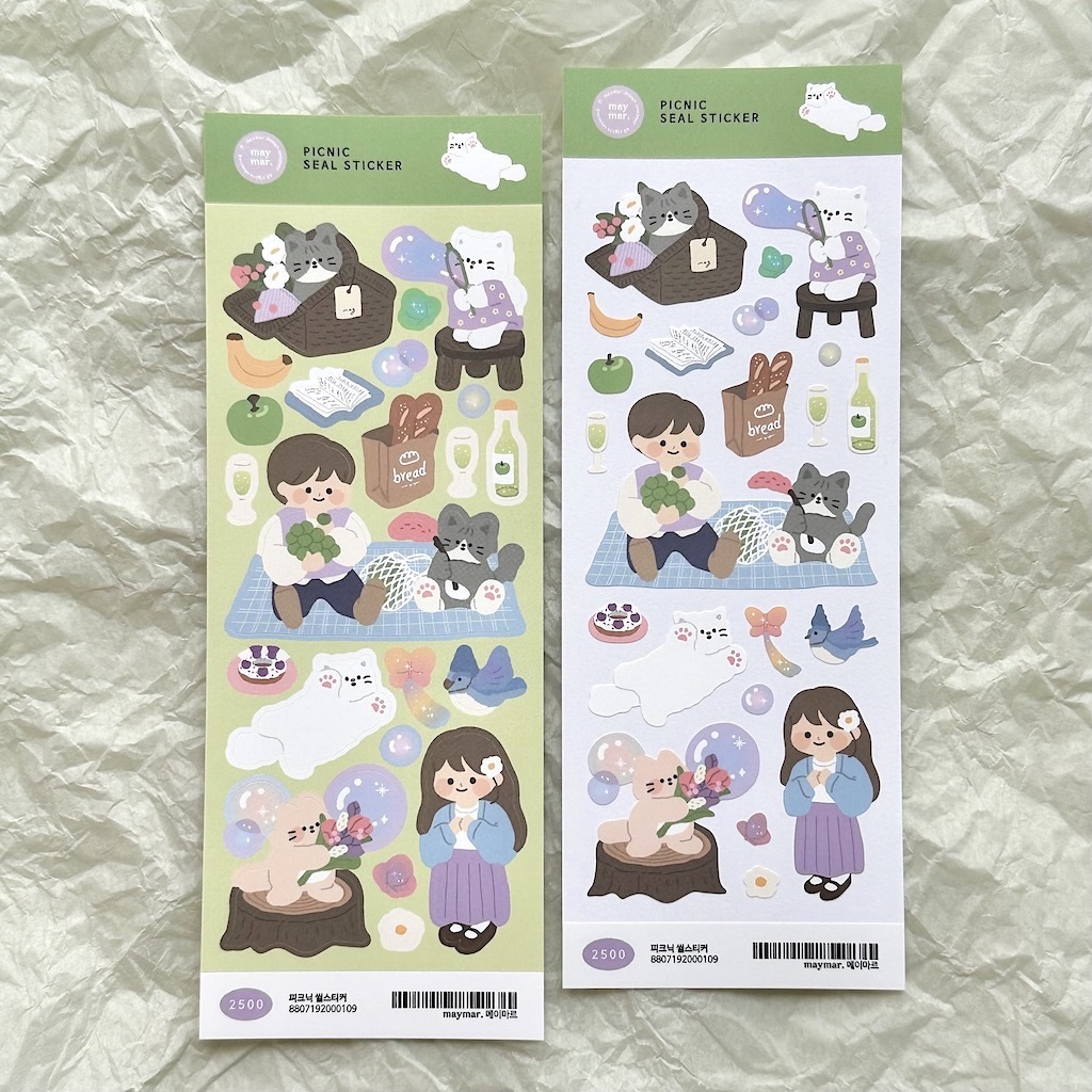 Maymar Sticker一Picnic (Korean Stationery Brand)