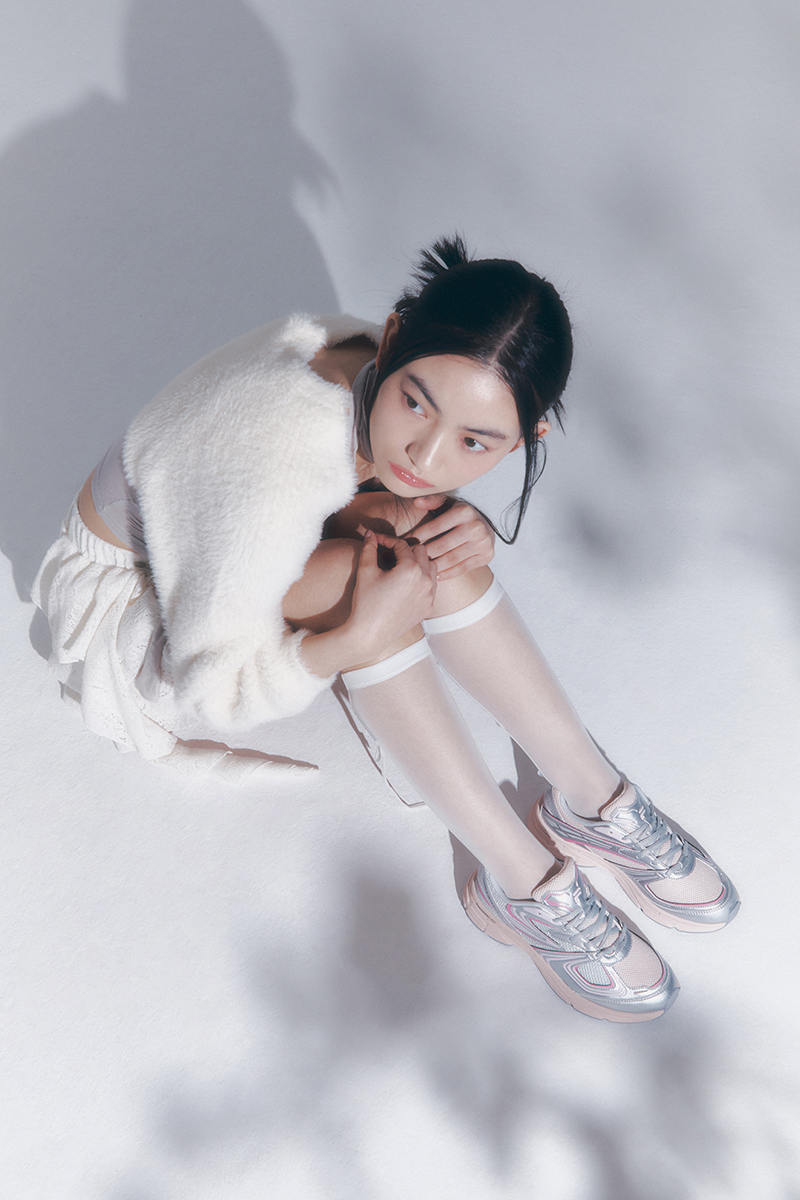 韓國限定 FILA INTERUN 休閒運動鞋 韓韶禧著用 "SILVER-PINK"