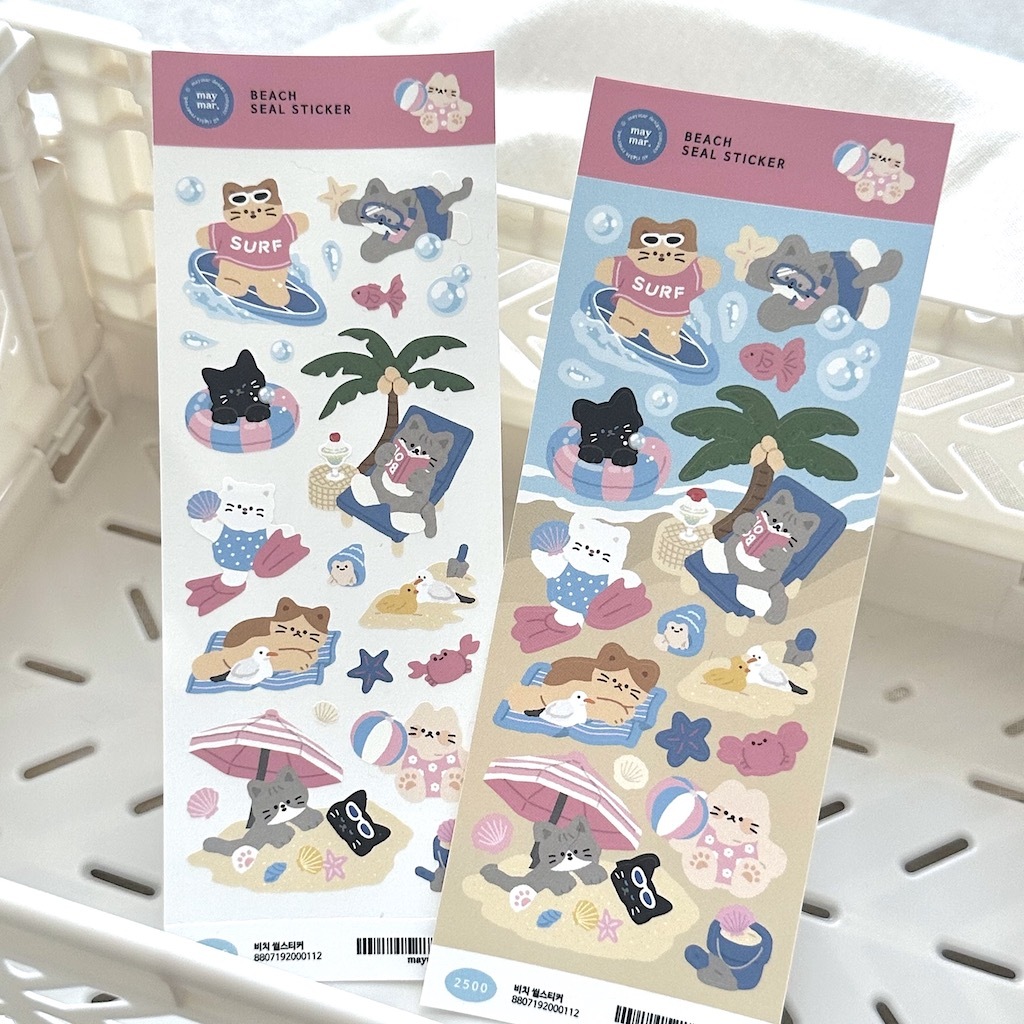 Maymar Sticker一Beach (Korean Stationery Brand)