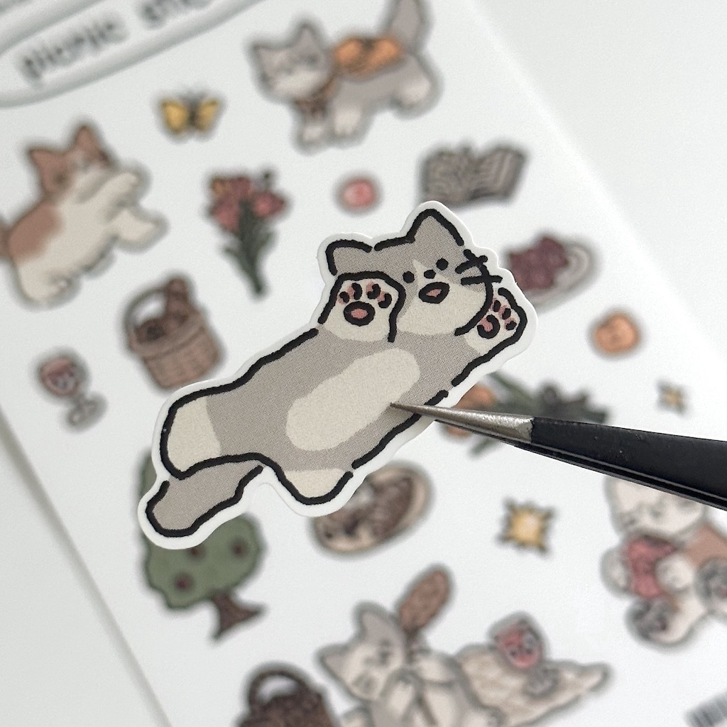 Maymar Sticker一Line Sticker Series | Picnic (Korean Stationery Brand)