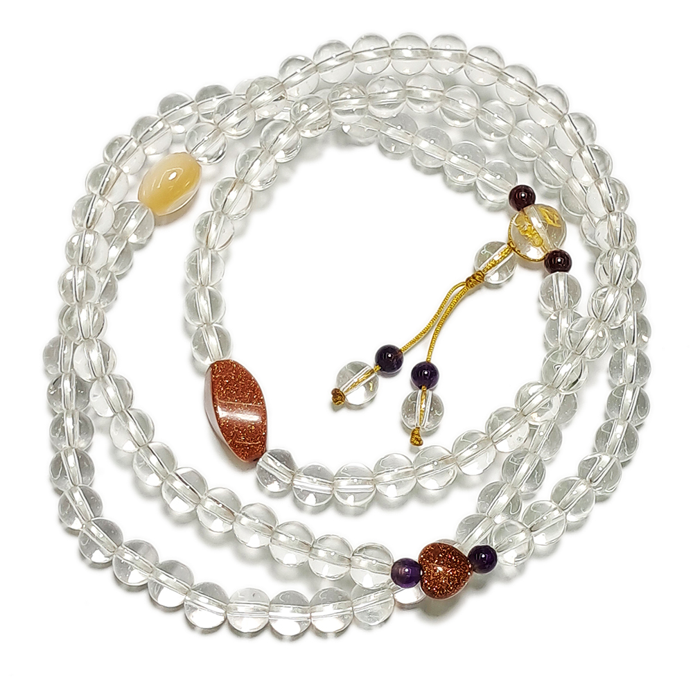 金砂石&108念珠6mm【十方】152910