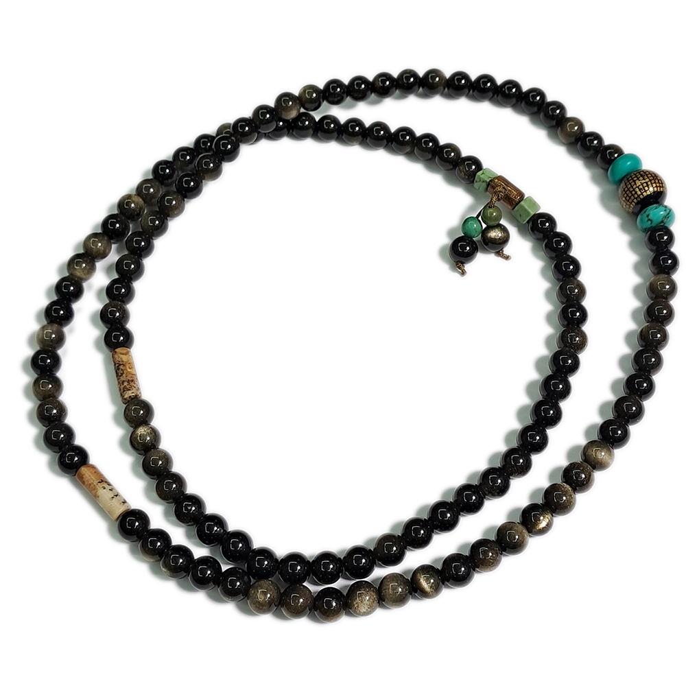 心經毫雕+金曜石108念珠6mm 【十方】147653