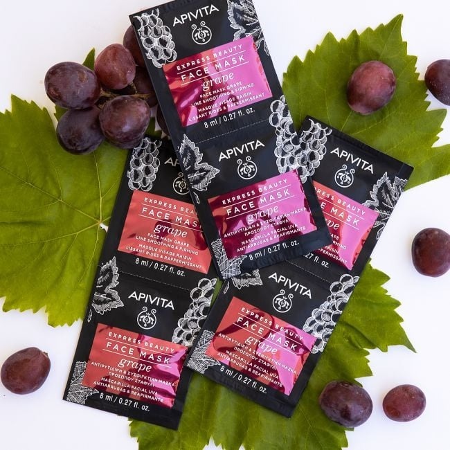 Apivita - Grape Face Mask 葡萄面膜 8ml 一盒12片裝