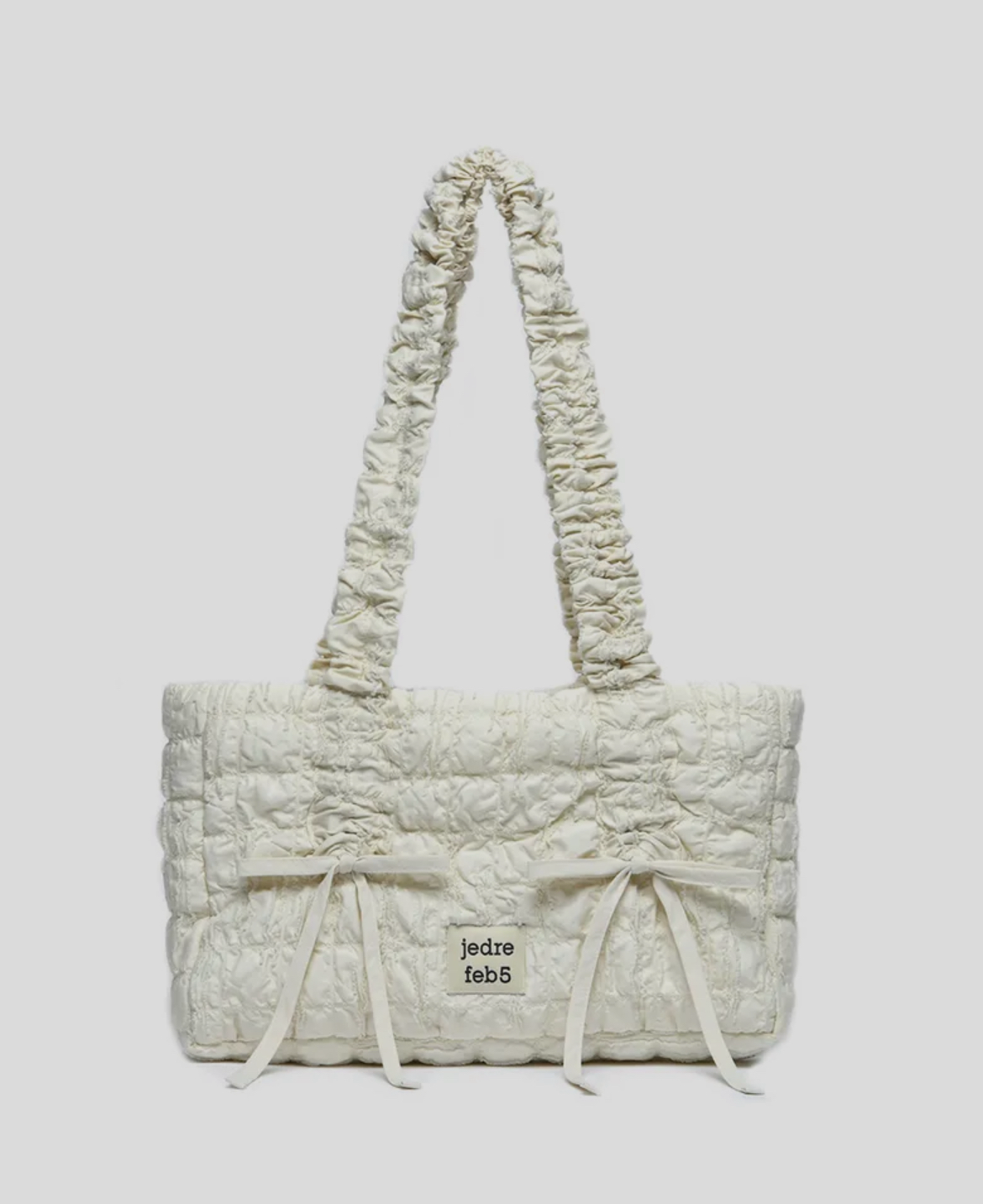 JEDREFEB5 - Puffer Butterfly shoulder bag (cream)