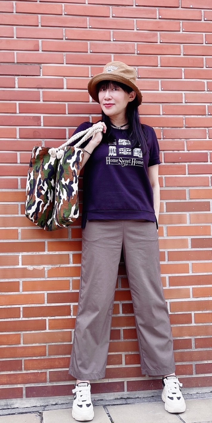 OL韓版時尚彈力涼感紗闊腿九分寬管褲U6821