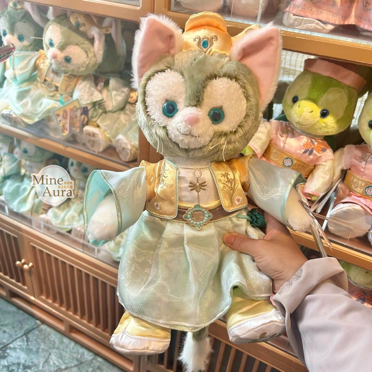 2024 中秋 達菲 Duffy 與好友們 傑拉托尼 畫家貓 Gelatoni 娃娃 玩偶 -上海迪士尼樂園