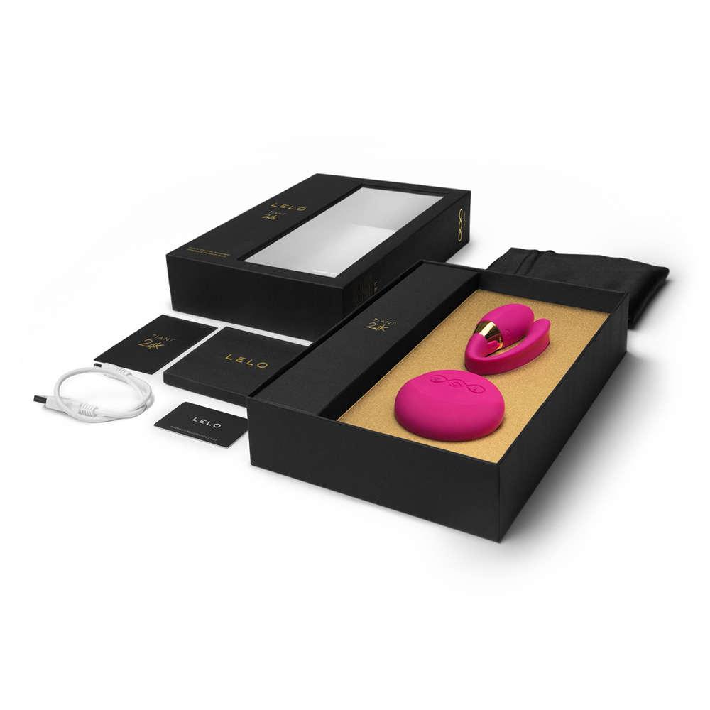 LELO Tiani™ 24K 穿戴式震動器 (櫻桃紅)