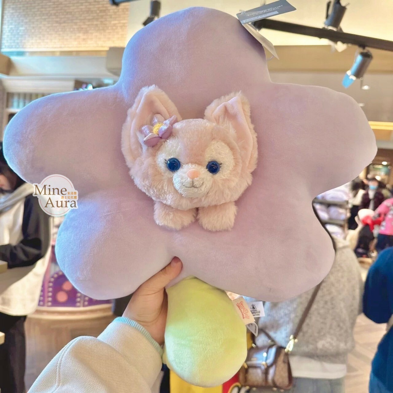 玲娜貝兒 LinaBell 花朵造型 抱枕靠墊 -上海迪士尼樂園