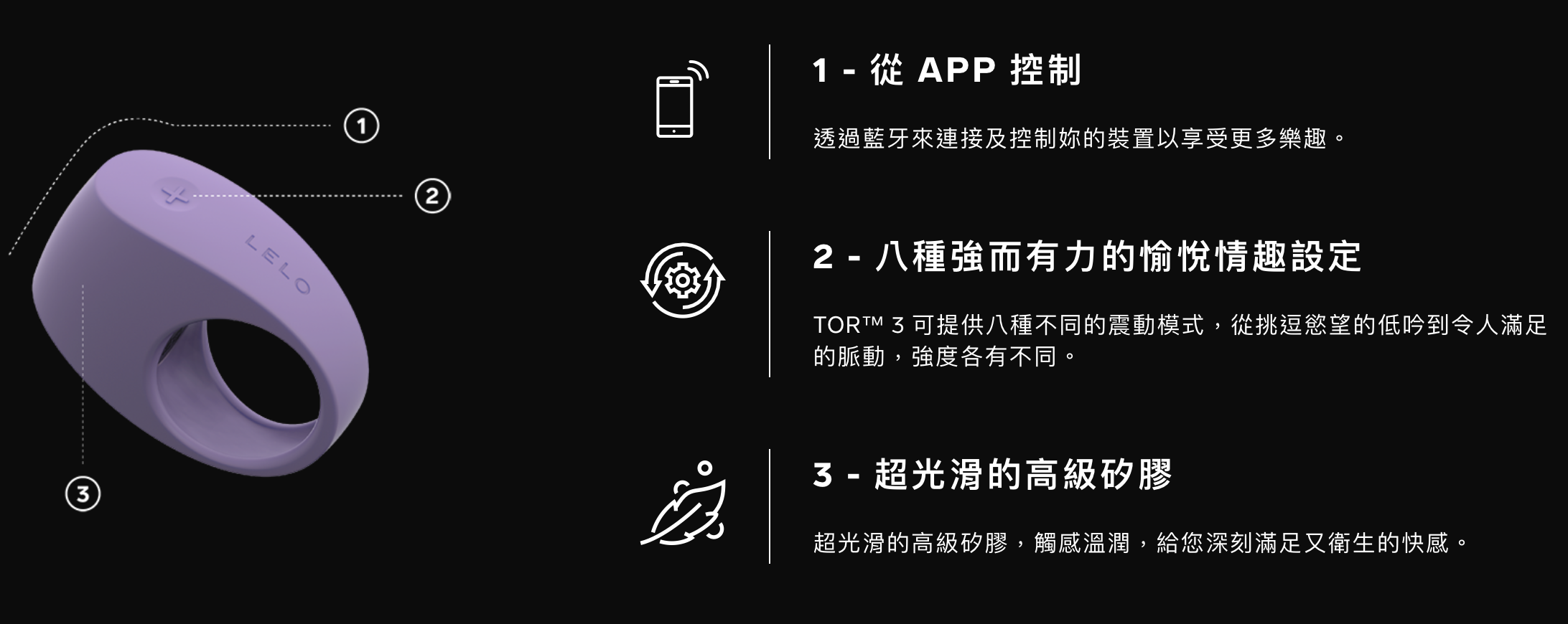 LELO TOR™ 3 情侶震動情趣環