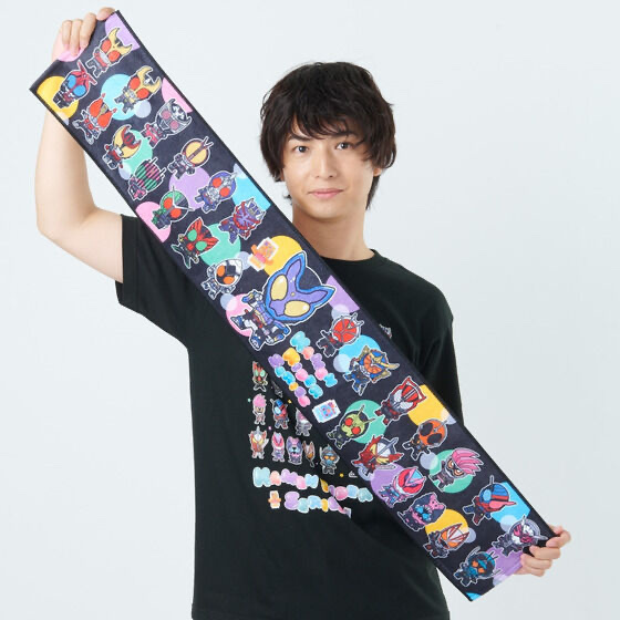 228657 Pbandai 預訂 2025/6月 仮面ライダーガヴ＆仮面ライダーシリーズ　デフォルメ　マフラータオル