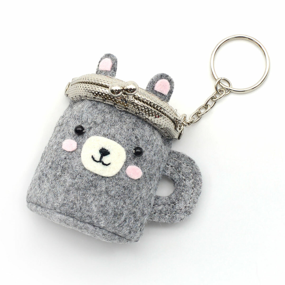 5公分鑰匙圈口金/個【贈熊熊馬克杯口金包紙型】