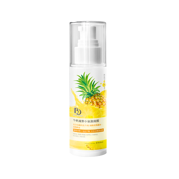 牛奶鳳梨小氣泡面膜100ml