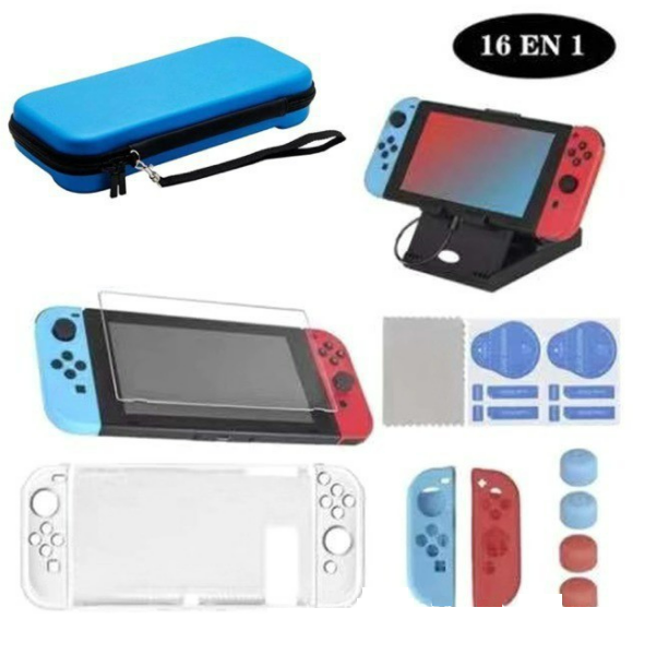Switch Storage Box (16-Piece Blue Set)
