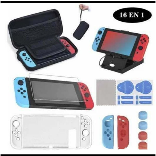 Switch Storage Case (16 Piece Black Set)