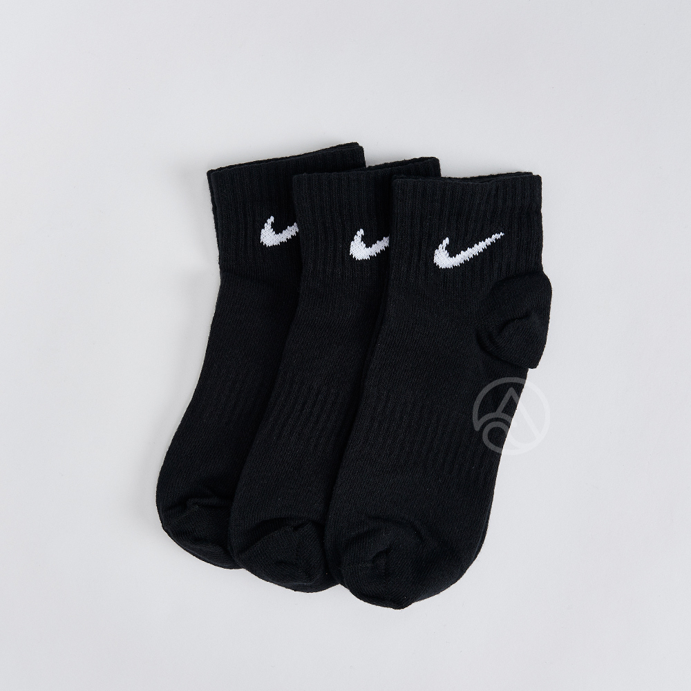 Nike U Everyday Ltwt Ankle 3PR 黑 三入 運動 休閒 中筒襪 SX7677-010