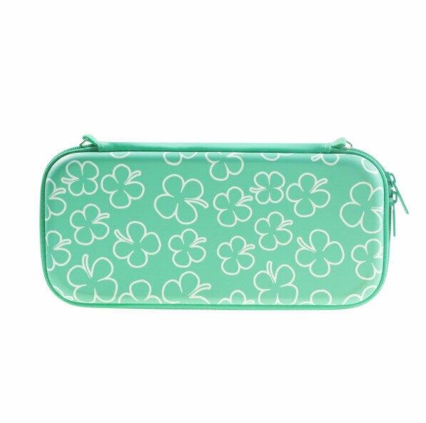 Switch Portable Impact Resistant Protective Case (Green Background and White Leaves)