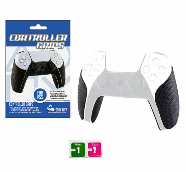 Compatible with PS5 game controller anti-slip handle cover protective sticker-(CH-compatible with PS5-001)