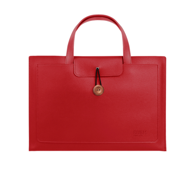 Laptop Waterproof Laptop Bag Female (Red-13 Inch)