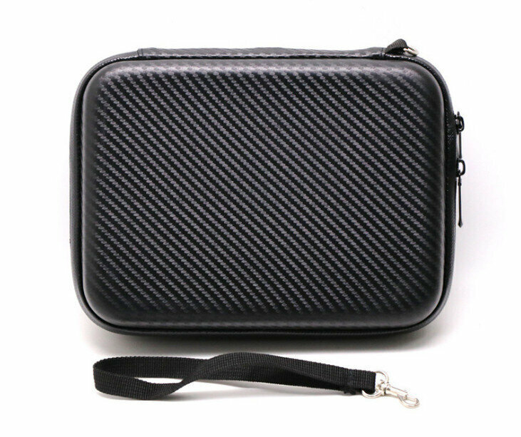 EVA Hard-Case Camera Accessory Bag (GH1650 GOPRO Small Carbon Fiber Size: 16.5x12x6.5cm)