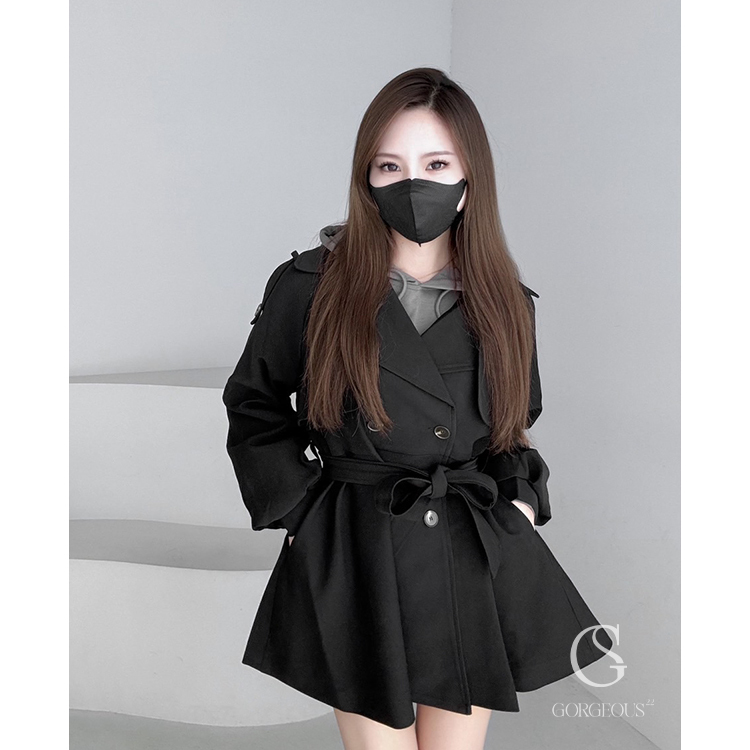 G9472 現貨「公主袖口風衣外套」