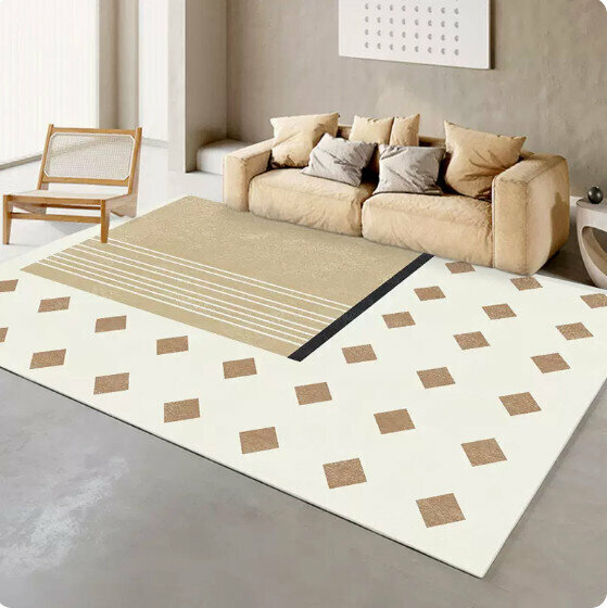 Popular high-end luxury carpet (140x200CM (upgraded thickened fabric on the front) (L0528-3)