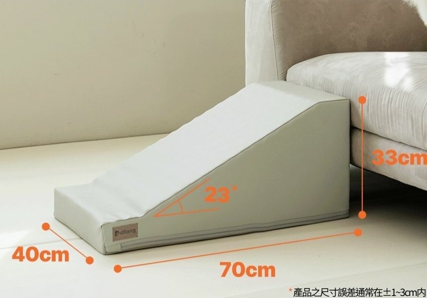 【升級】寵物防滑斜台(灰) M碼