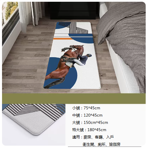新款加厚家用地毯（017加厚（大號）150*45cm）