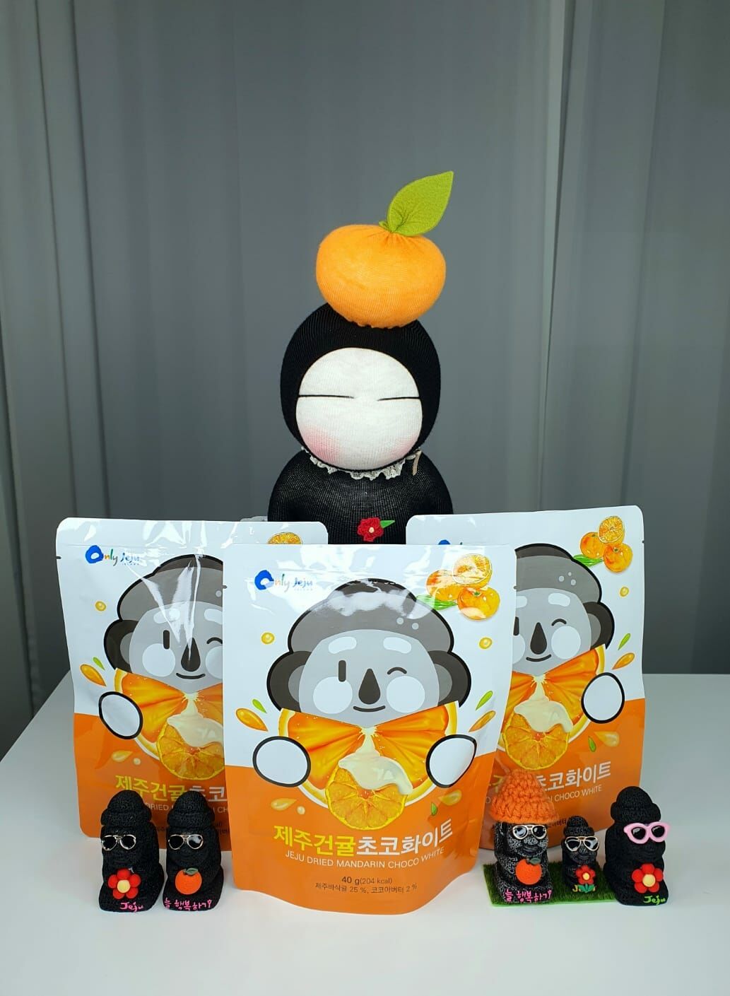 【直播】LL072155 濟州柑橘白朱古力水果乾（一套三包）