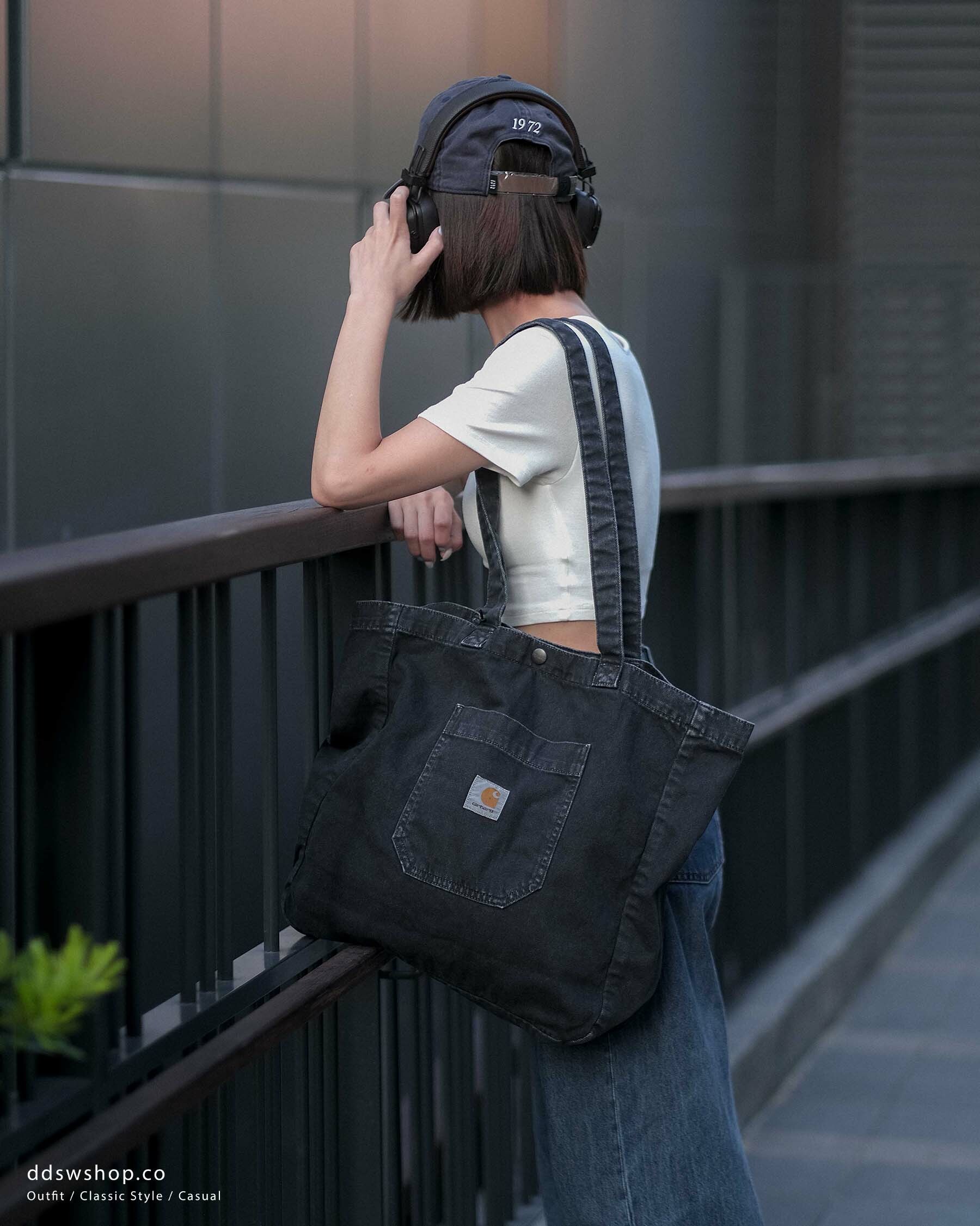 "現貨" Carhartt wip 牛仔帆布袋 I033157