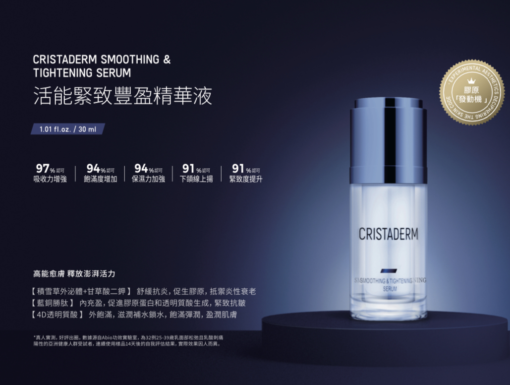 韓國CRISTADERM活能緊致豐盈精華液30ml