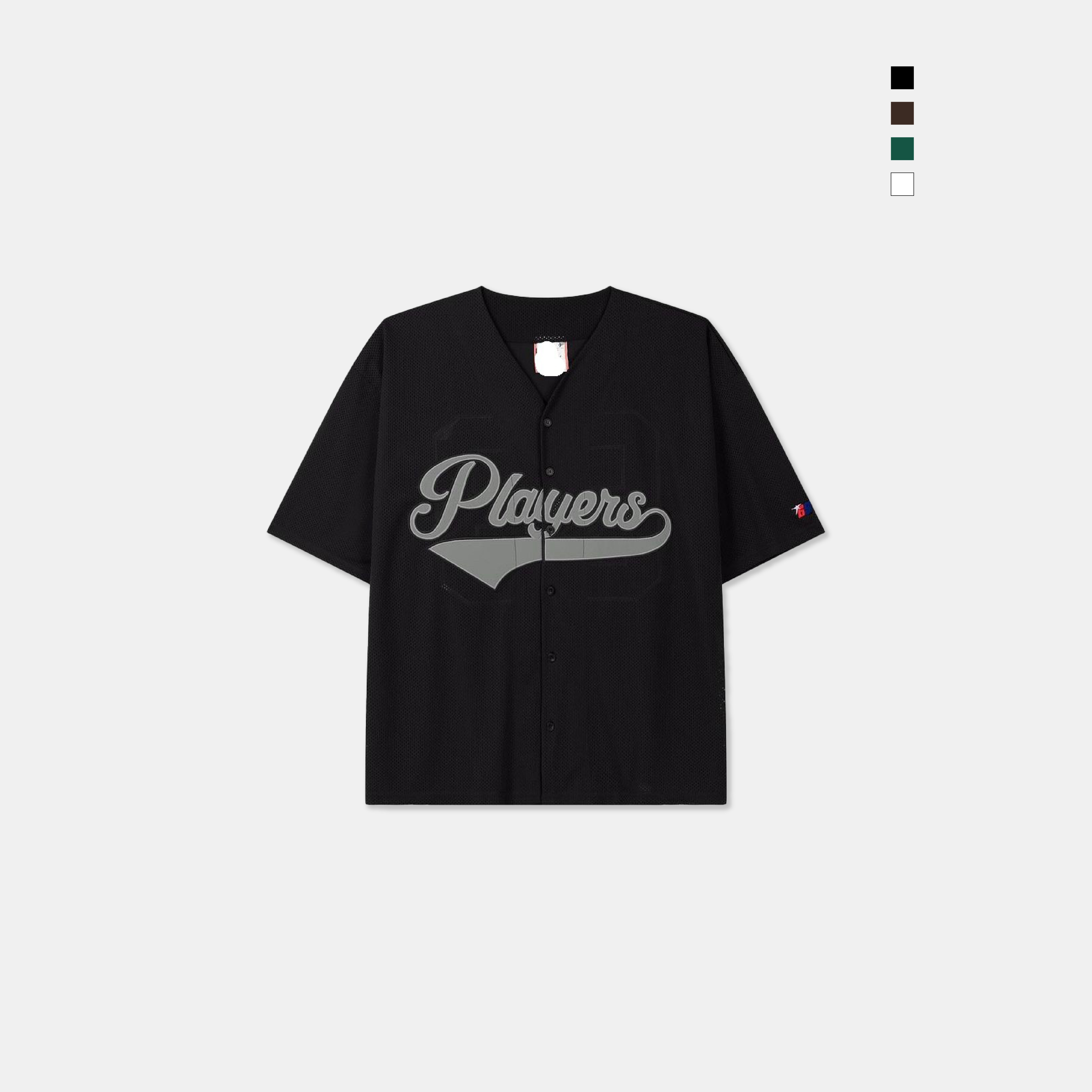 韓國 開襟 透氣 網布 棒球 襯衫