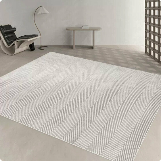 新款侘寂風日式地毯(180x250CM（比利時圈絨+升級寬邊+升級大顆粒防滑底）)(CC108)