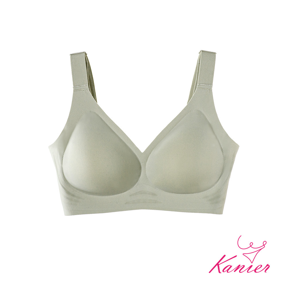 【Kanier卡妮兒】天使14D的喜悅‧零著感無鋼圈集中型內衣【5801 荷綠 B / C 罩杯】